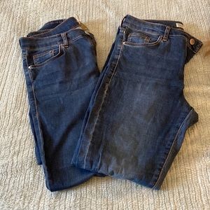 Two pairs of Top Shop Leigh leggings
